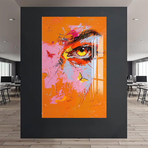 Turuncu Hafıza Cam Tablo