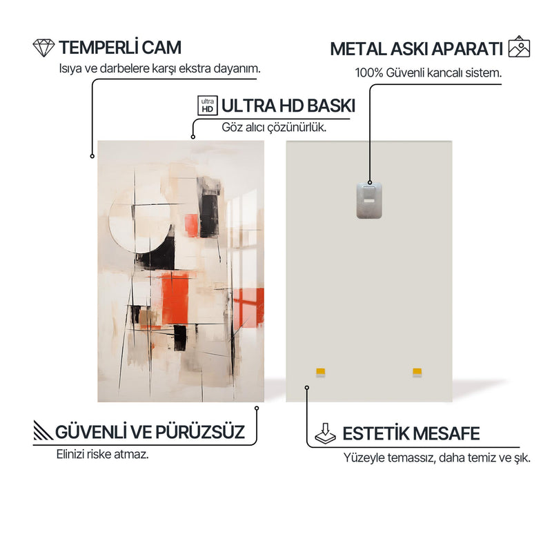 Turuncu Büyü Cam Tablo – Cam Tablo
