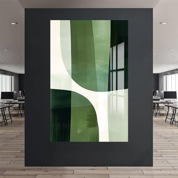 Yeşil ve Fazlası Cam Tablo