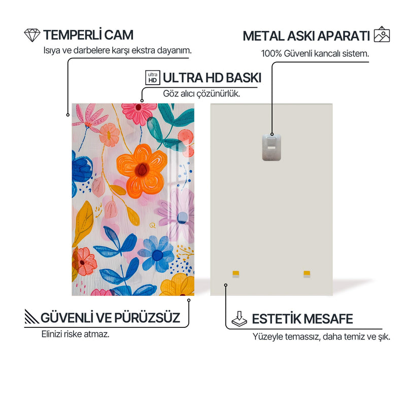 Baharın Renkleri Cam Tablo – Cam Tablo