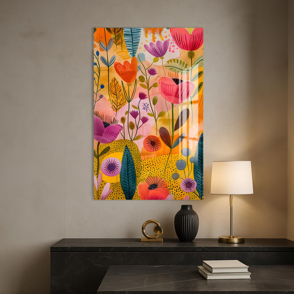 Altın Bahar Cam Tablo