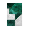 Yeşilin Geometrisi Cam Tablo – Cam Tablo