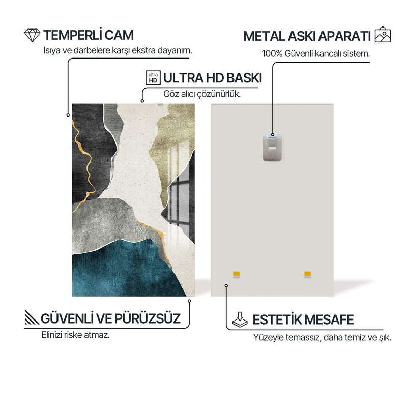 Yırtılan Sayfalar Cam Tablo – Cam Tablo