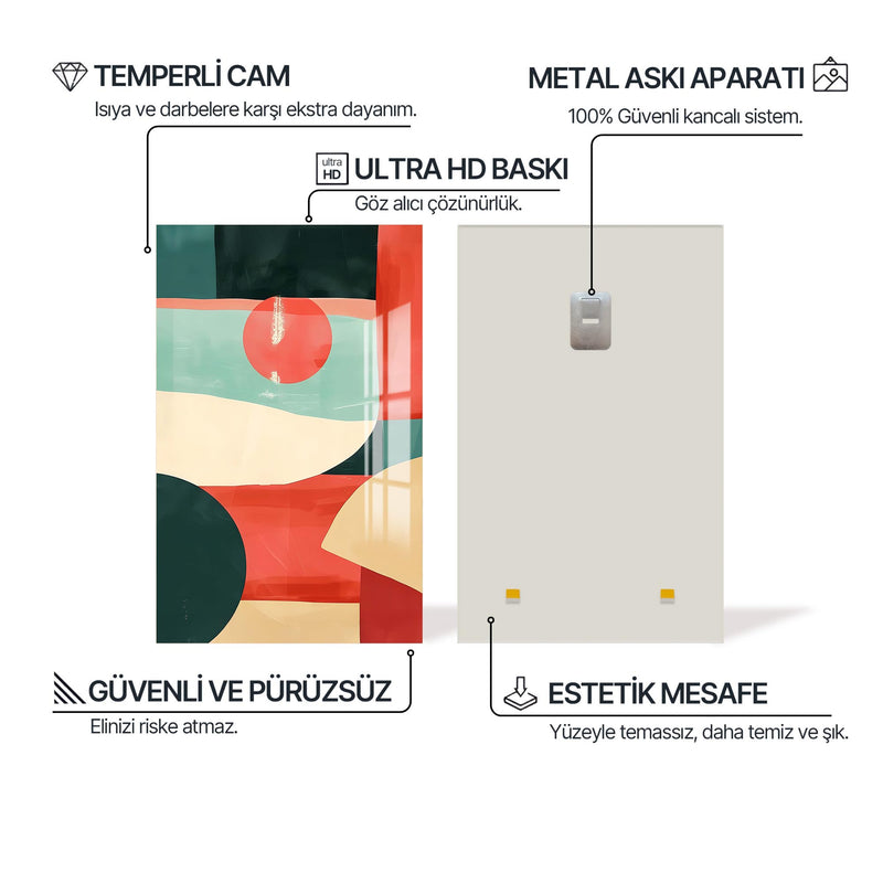 Soyut Ufuklar Cam Tablo – Cam Tablo