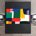 Color Blocks Cam Tablo – Cam Tablo