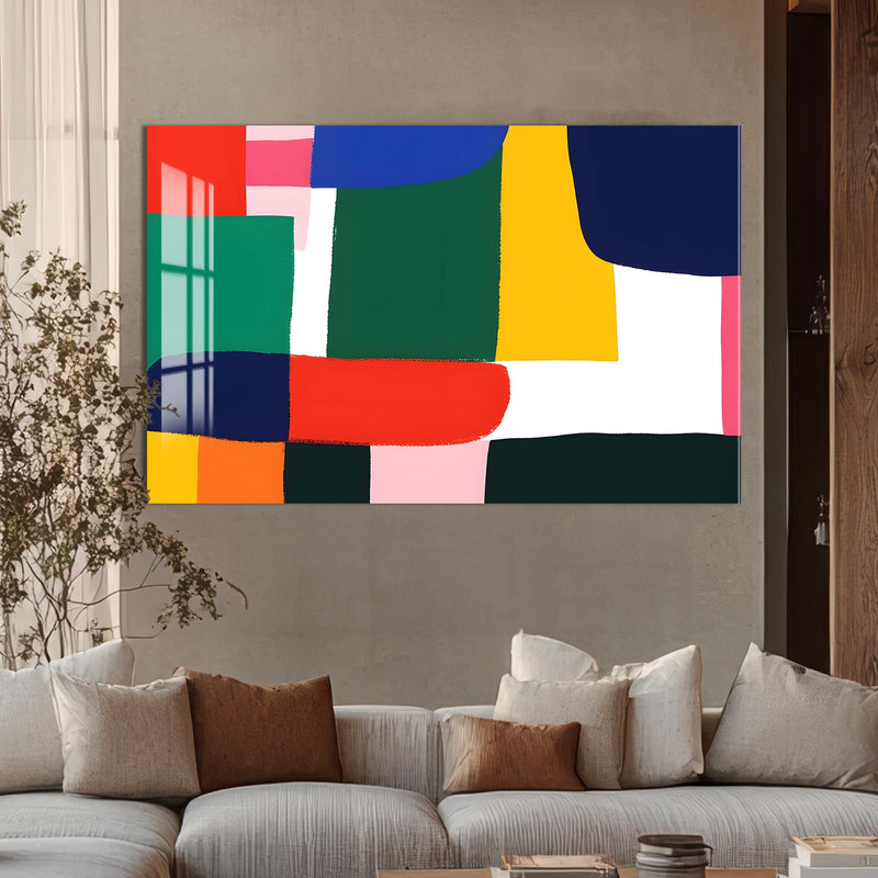 Color Blocks Cam Tablo – Cam Tablo