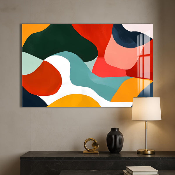 Renk Akışı Cam Tablo