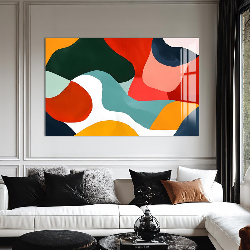 Renk Akışı Cam Tablo – Cam Tablo