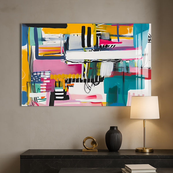 Modern Kaos Cam Tablo