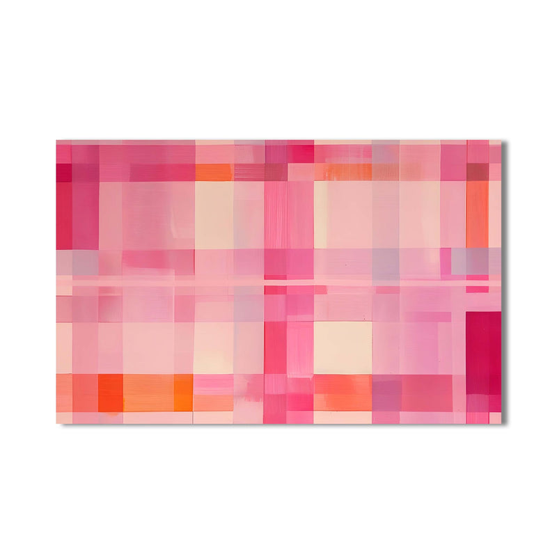 Pastel Izgara Cam Tablo – Cam Tablo