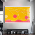 Solar Rhythm Cam Tablo – Beyaz Çerçeveli Cam Tablo