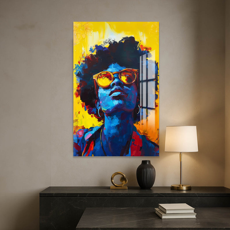 Kadın ve Sanat Cam Tablo – Cam Tablo