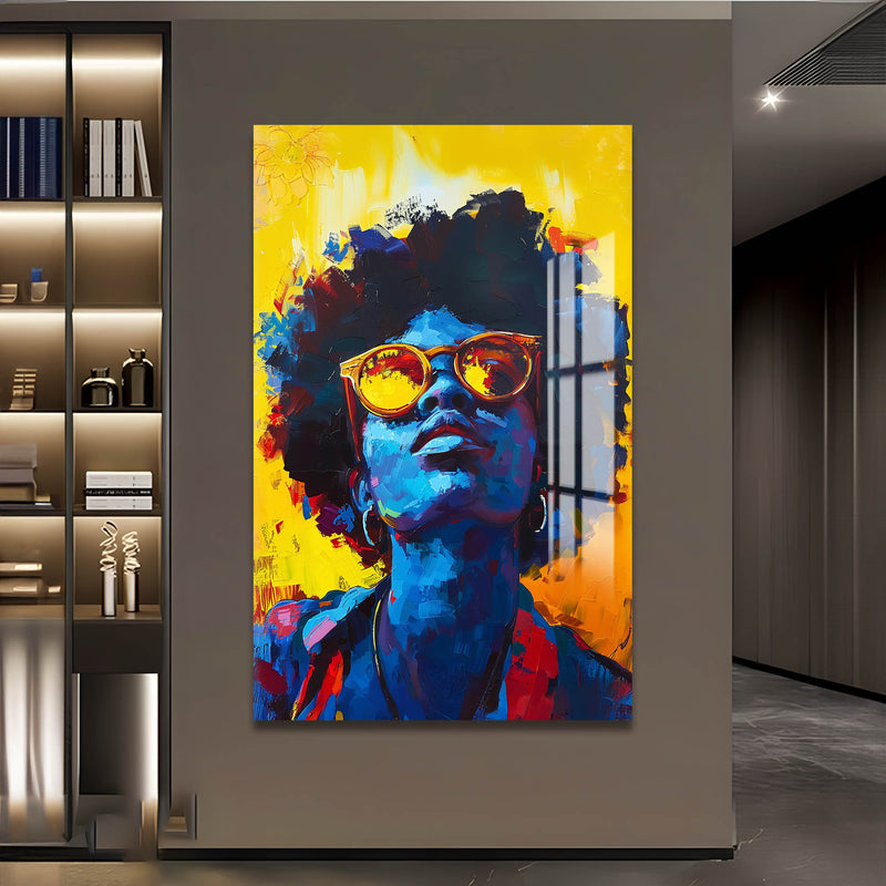 Kadın ve Sanat Cam Tablo – Cam Tablo