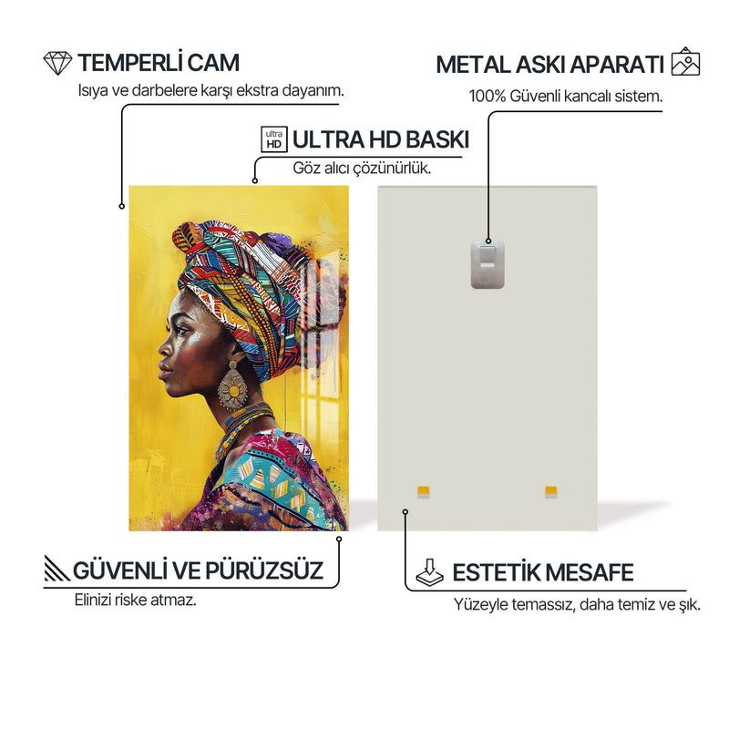 Kadın ve Tarih Cam Tablo – Cam Tablo