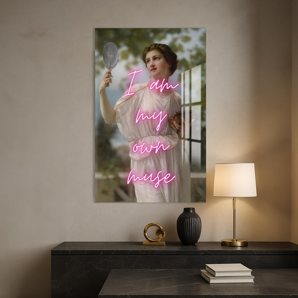 I Am My Own Muse Cam tablo