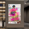 I Only Talk To My Cat Cam tablo – Cam Tablo
