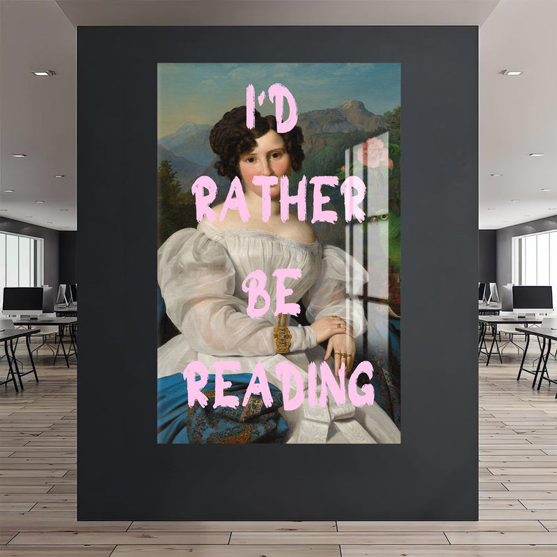 I’d Rather Be Reading Cam tablo – Cam Tablo