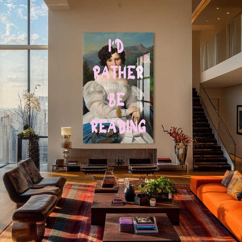 I’d Rather Be Reading Cam tablo – Cam Tablo