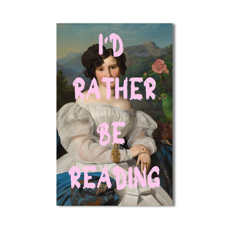 I’d Rather Be Reading Cam tablo – Cam Tablo