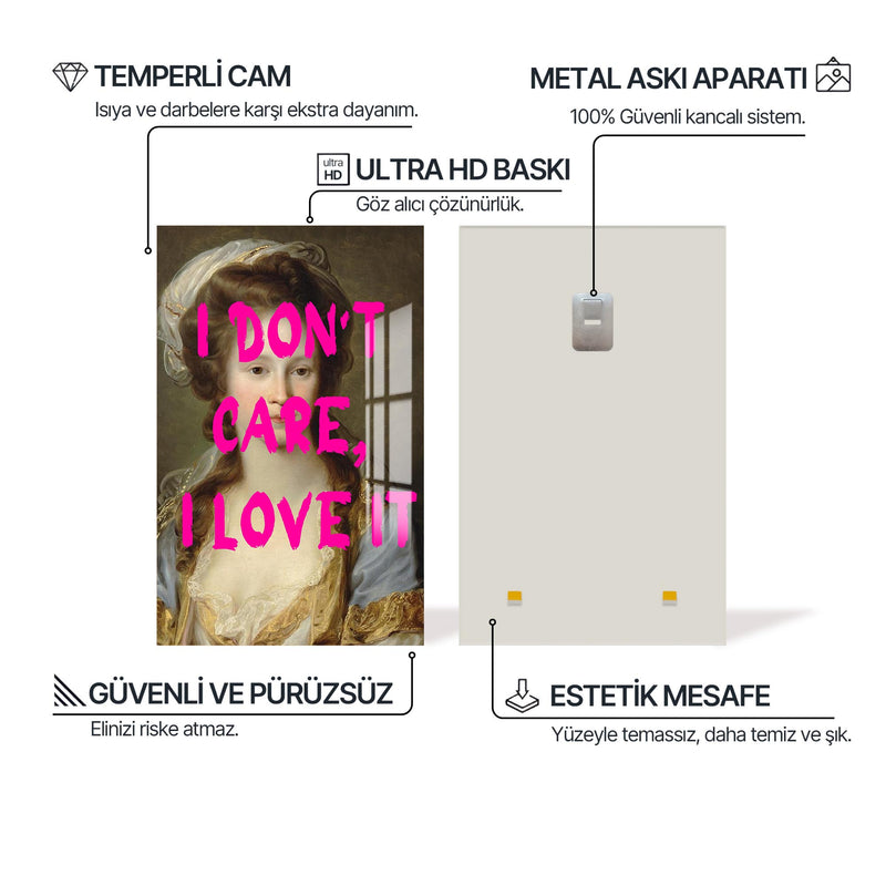 I Don’t Care, I Love It Cam tablo – Cam Tablo