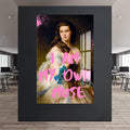 I Am My Own Muse Cam tablo – Cam Tablo