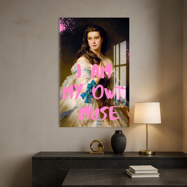 I Am My Own Muse Cam tablo
