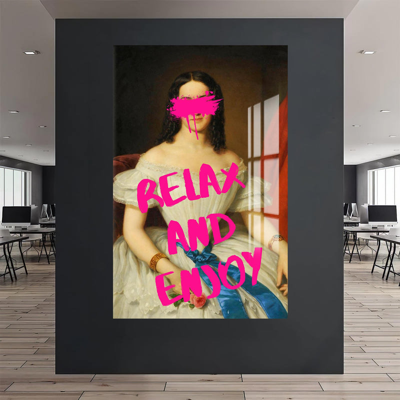 Relax and Enjoy Cam tablo – Cam Tablo