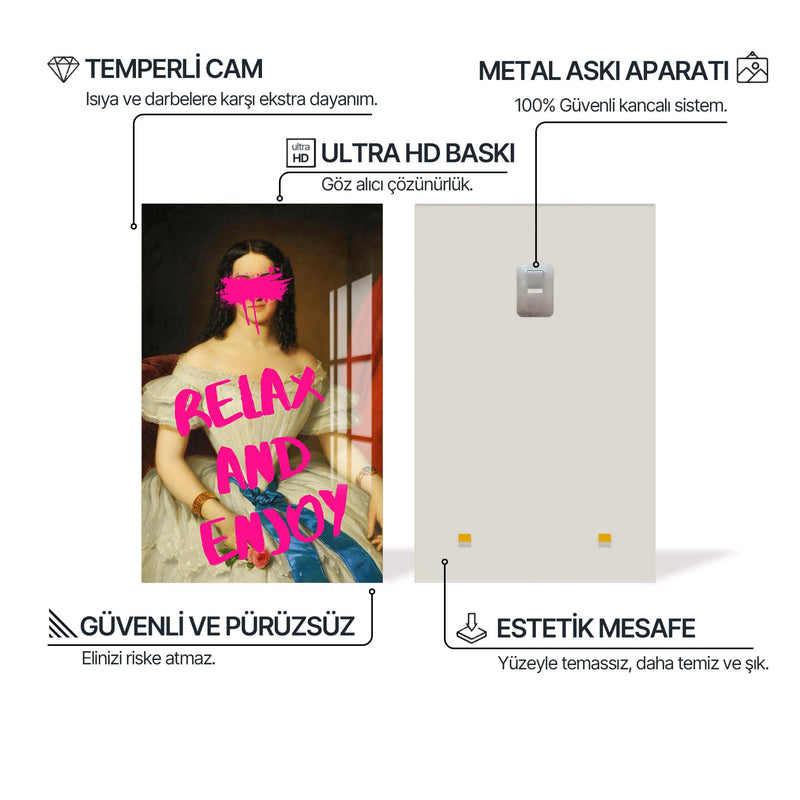 Relax and Enjoy Cam tablo – Cam Tablo