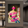 Relax and Enjoy Cam tablo – Cam Tablo