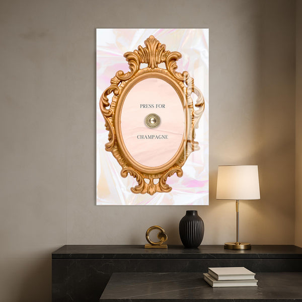 Press for Champagne Cam tablo
