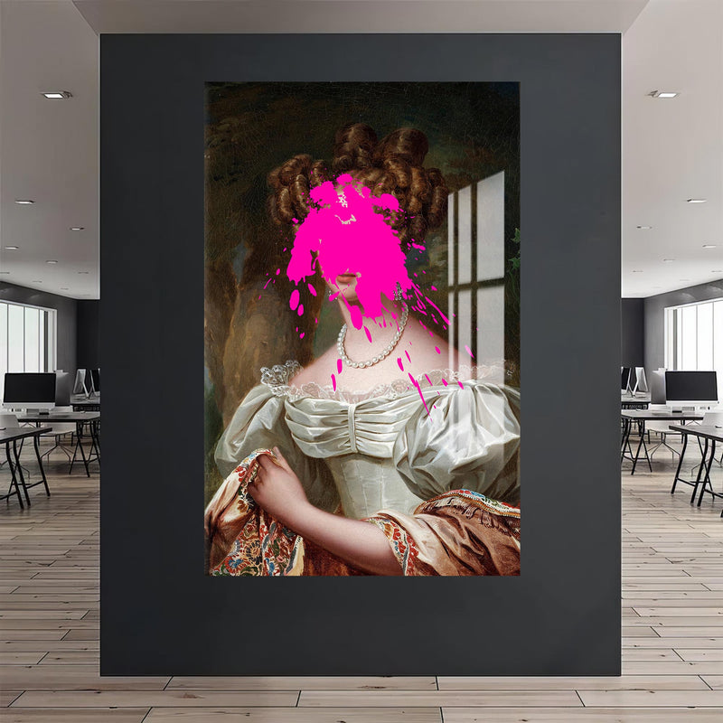 Pink Splash Lady Cam tablo – Cam Tablo