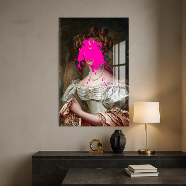 Pink Splash Lady Cam tablo