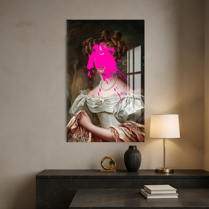 Pink Splash Lady Cam tablo – Cam Tablo