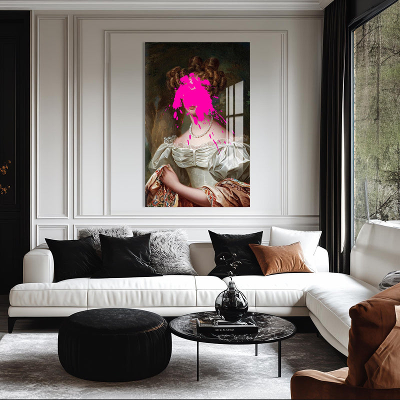 Pink Splash Lady Cam tablo – Cam Tablo