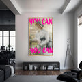 YOU CAN Cam tablo – Altın Çerçeveli Cam Tablo