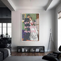 We Are Perfect Match Cam tablo – Beyaz Çerçeveli Cam Tablo