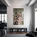 It Was Always You Cam tablo – Beyaz Çerçeveli Cam Tablo