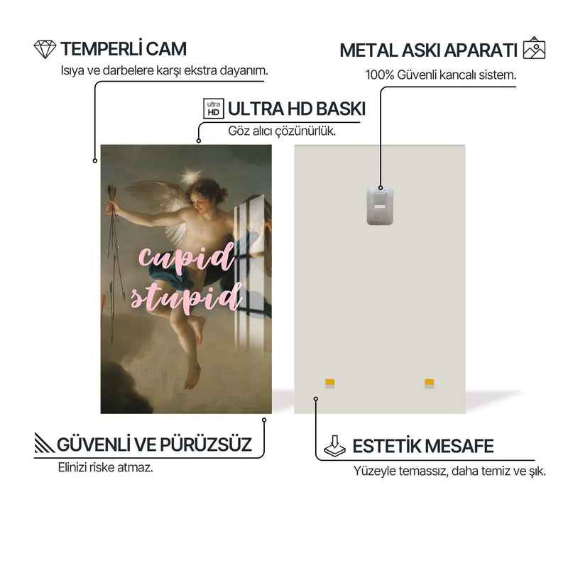 Cupid Stupid Cam tablo – Cam Tablo