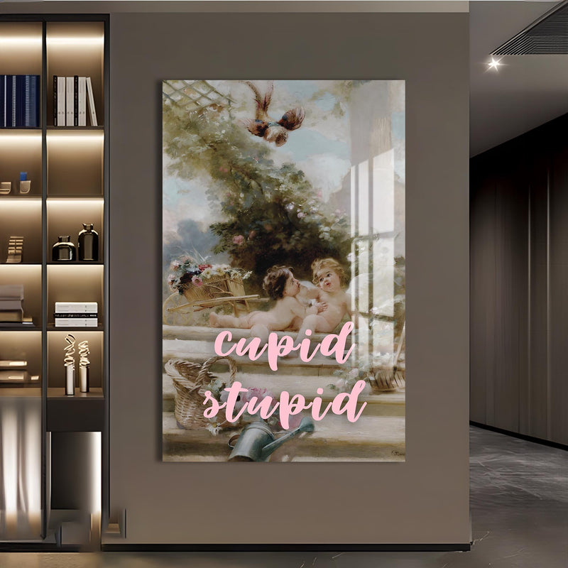 Cupid Stupid Cam tablo – Cam Tablo