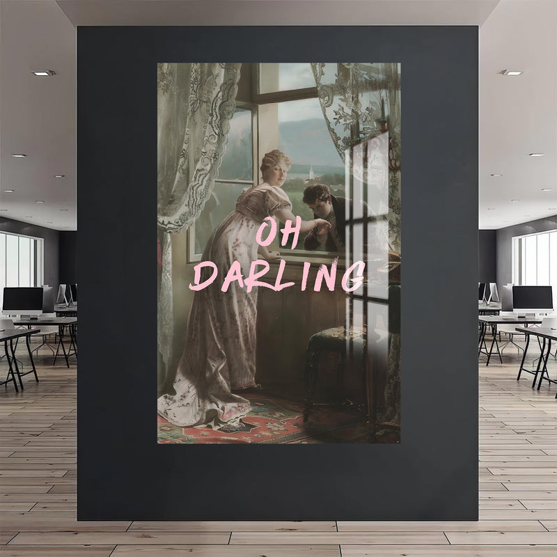 Oh Darling Cam tablo – Cam Tablo