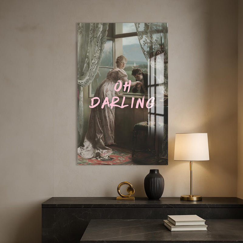 Oh Darling Cam tablo – Cam Tablo