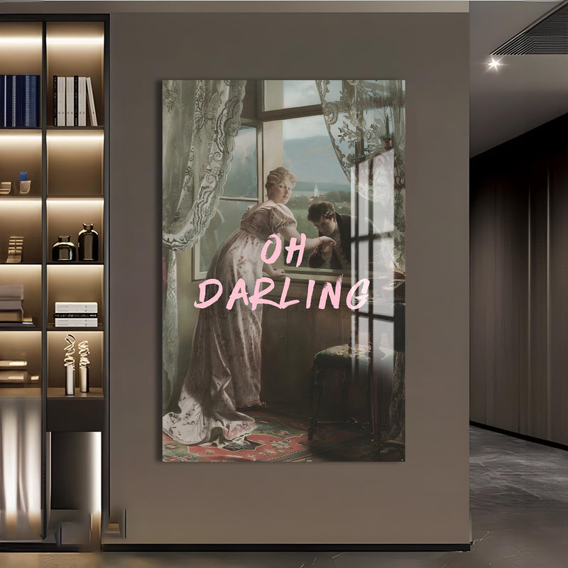 Oh Darling Cam tablo – Cam Tablo
