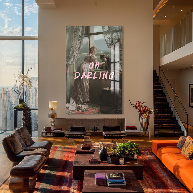 Oh Darling Cam tablo – Cam Tablo