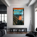 Kevin’s Scream Cam tablo – Siyah Çerçeveli Cam Tablo