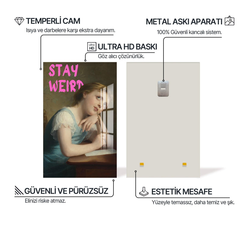 Stay Weird Cam tablo – Cam Tablo