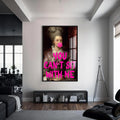 You Can’t Sit With Me Cam tablo – Siyah Çerçeveli Cam Tablo