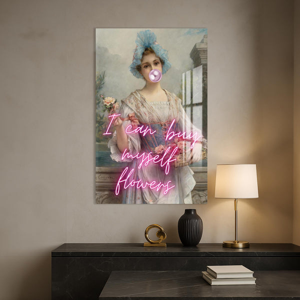 I Can Buy Myself Flowers Cam tablo