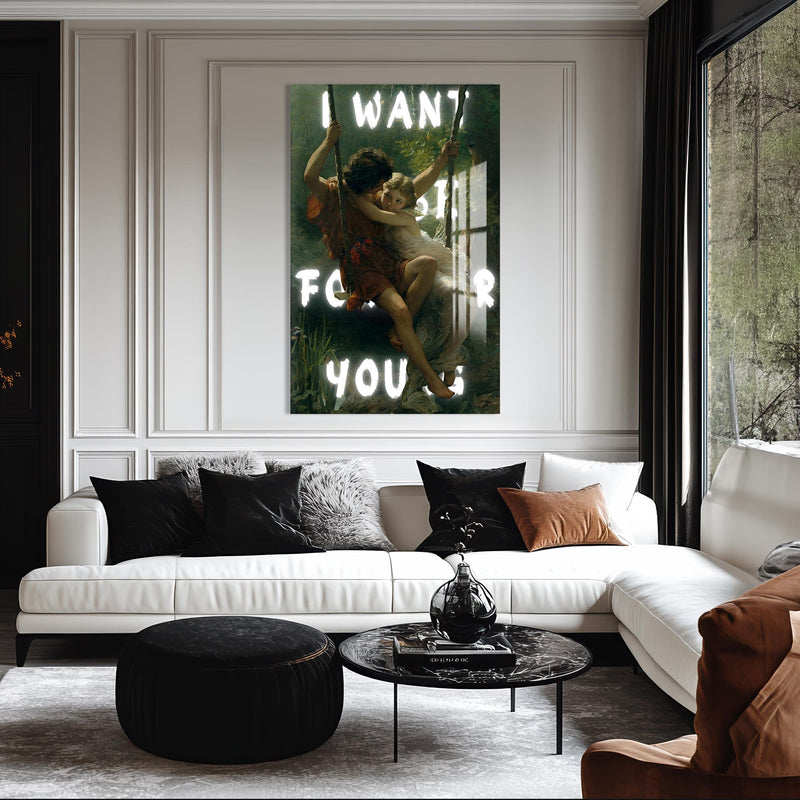 I Want To Be Forever Yours Cam tablo – Cam Tablo