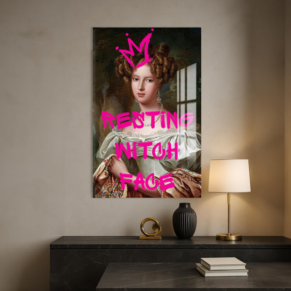 Resting Witch Face Cam tablo