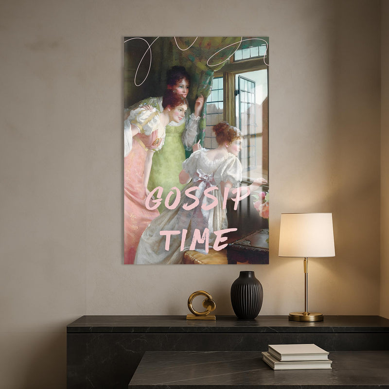 Gossip Time Cam tablo – Cam Tablo